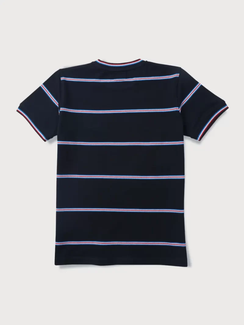 Gini And Jony Boys Navy Typographic Print Cotton Knits Jacket Full Sleeves 18-24M