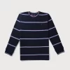 Gini And Jony Girls Navy Conversational Print Cotton Sweat Shirt Full Sleeves