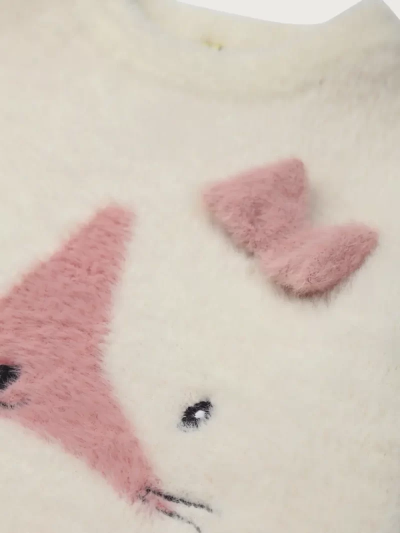 Gini And Jony Cotton Full Sleeves Pullover Logo Print