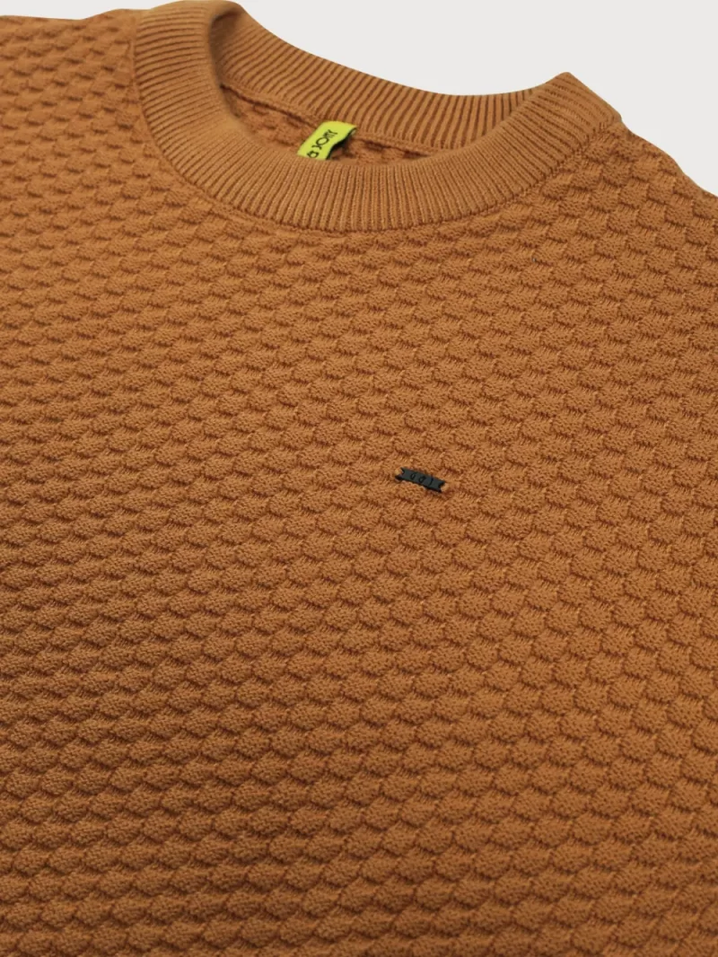 Gini And Jony Cotton Full Sleeves Pullover Logo Print