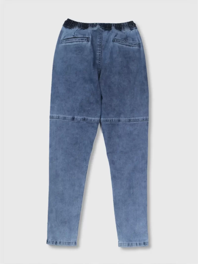Gini & Jony Boys Blue Washed Denim Jeans Elasticated