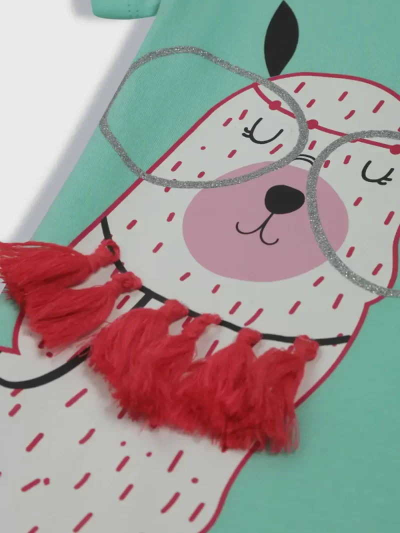 Baby Girls Casual Polyester Blend Blouson Top