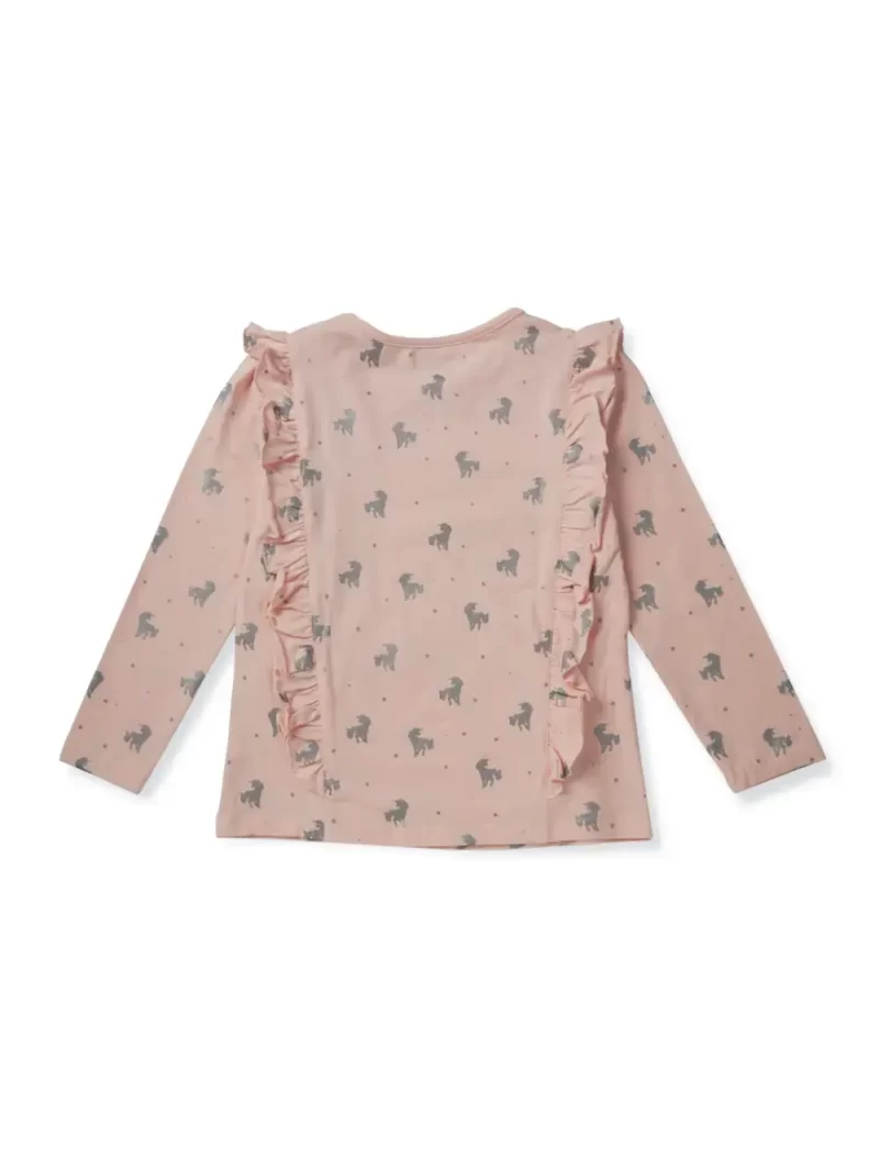 Girls Cotton Solid Knits Top