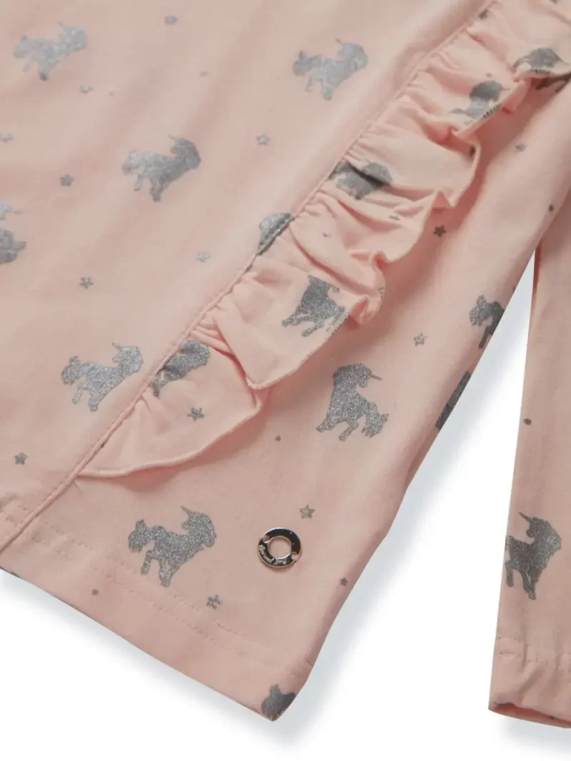 Girls Cotton Solid Knits Top