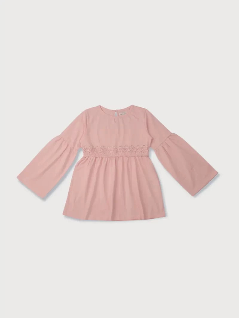 Gini & Jony Girls Green Solid Knits Full Sleeves Knits Top