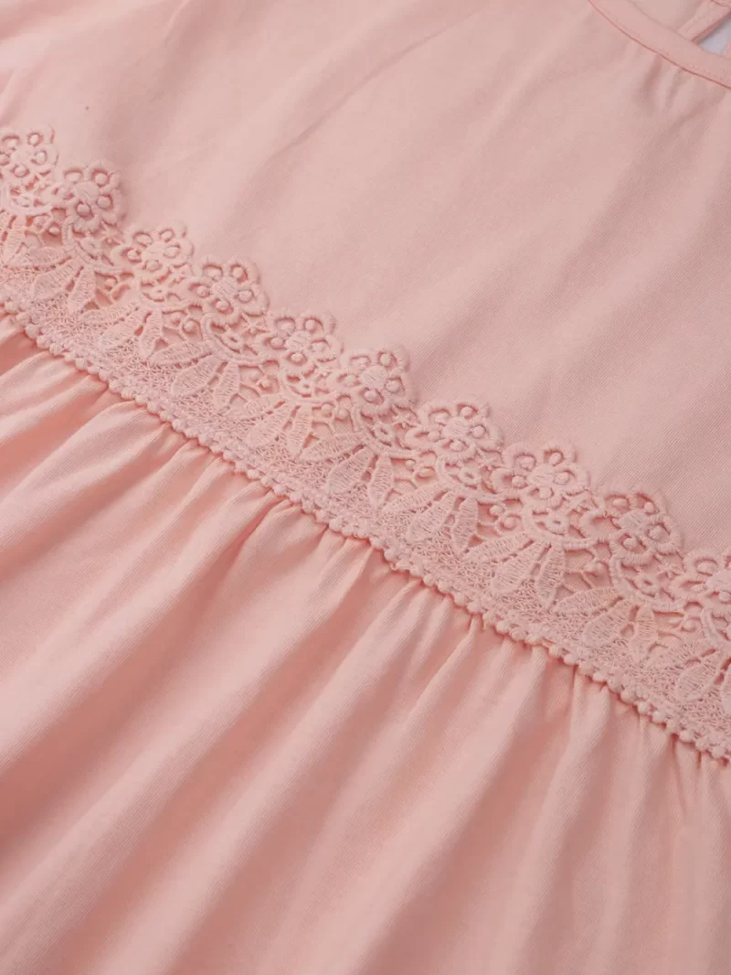 Gini & Jony Girls Green Solid Knits Full Sleeves Knits Top