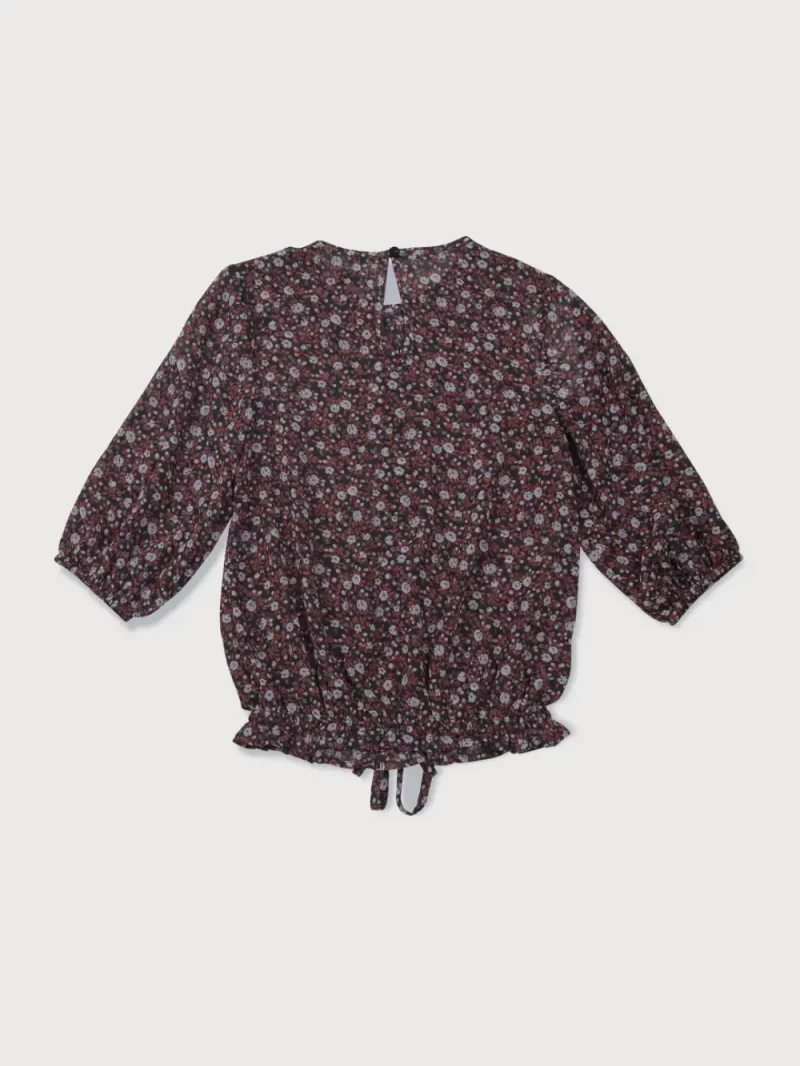 Baby Girls Casual Polyester Blend Blouson Top