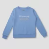 Boys Blue Cotton Printed Sweatshirt