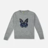 Gini And Jony Cotton Full Sleeves Pullover Logo Print