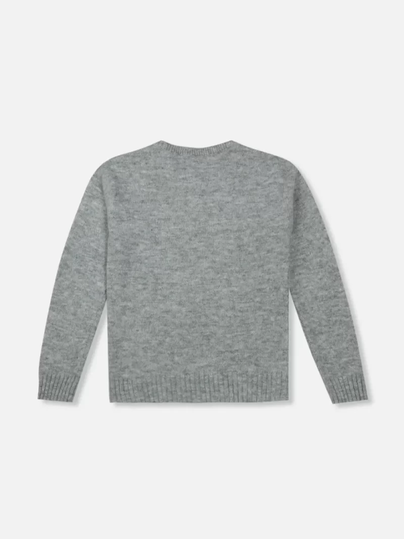 Gini And Jony Cotton Full Sleeves Pullover Logo Print