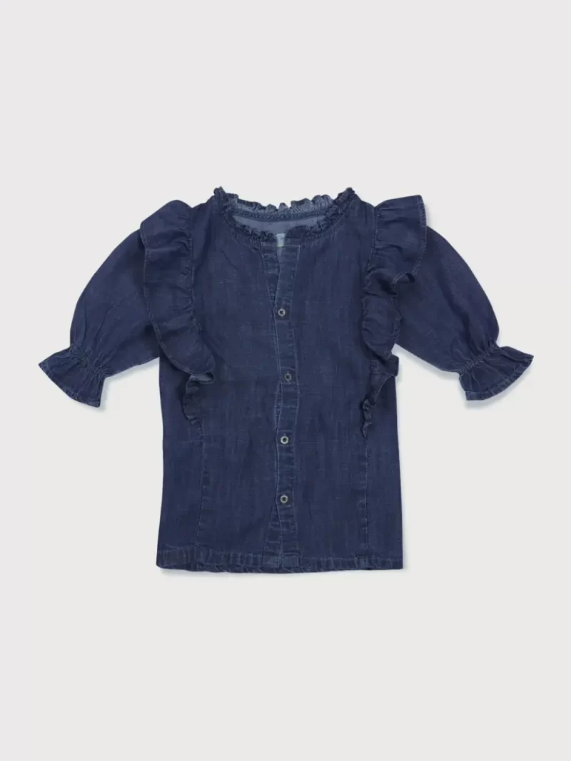 Girls Cotton Solid Knits Top