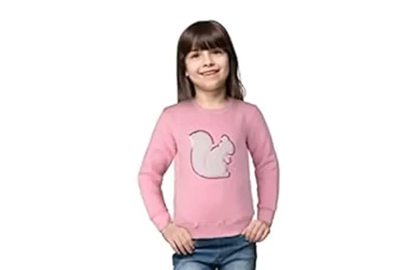 Gini & Jony Girls Purple Embellished Knits Half Sleeves Knits Top