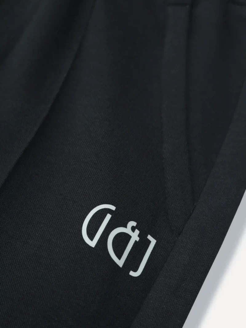 Gini And Jony Boys Black Solid Cotton Track Pant Elasticated 4-5Y