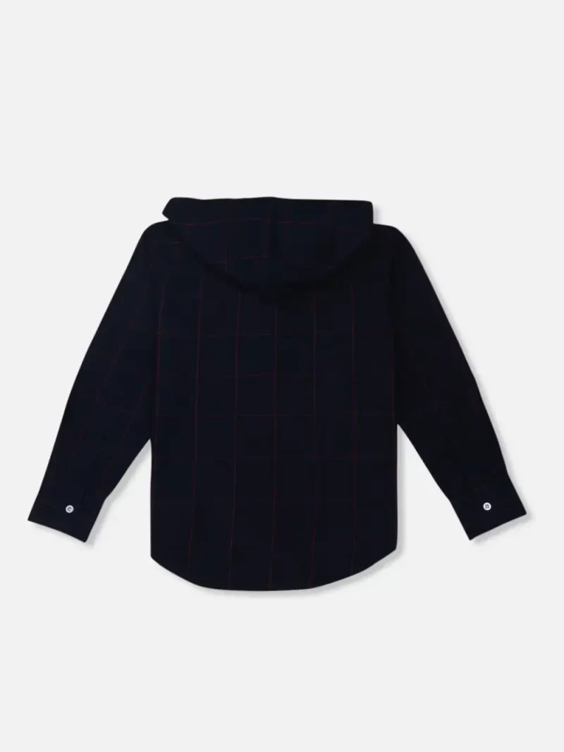 Gini & Jony Boys Blue Checks Cotton Full Sleeves Shirt