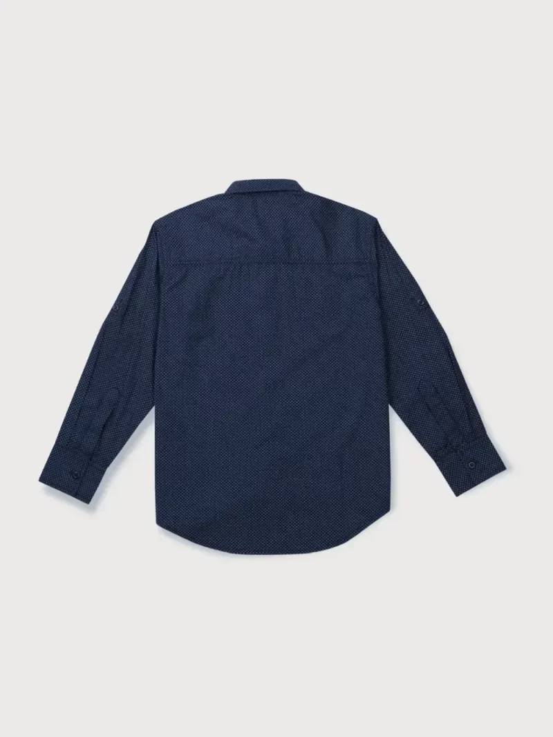 Gini And Jony Boys Solid Cotton Shirt