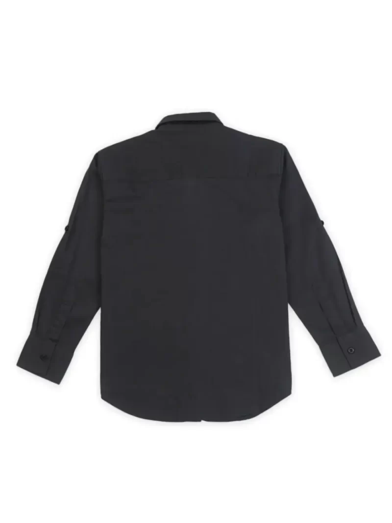 Gini And Jony Boys Solid Cotton Shirt