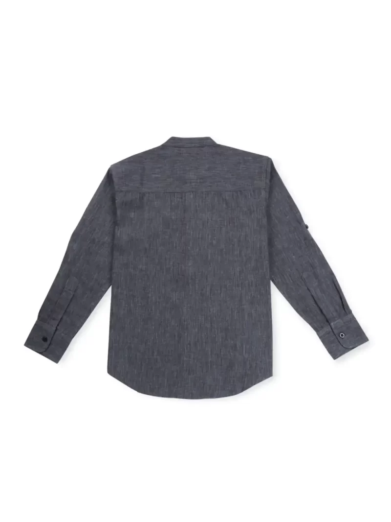 Gini And Jony Boys Solid Cotton Shirt