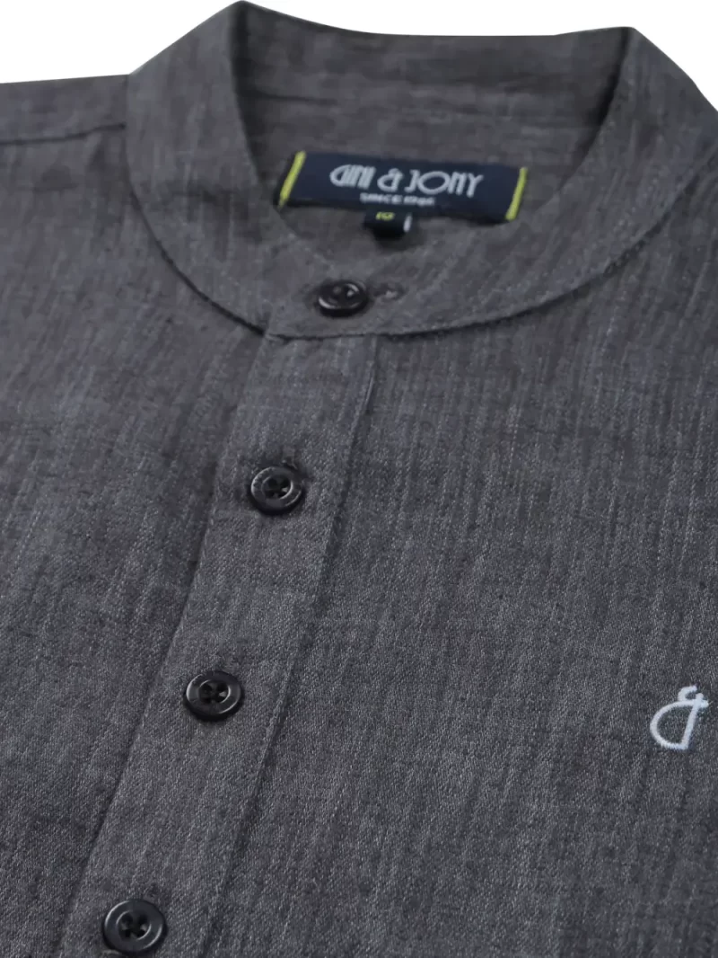 Gini And Jony Boys Solid Cotton Shirt