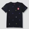 Boys Graphic Print Cotton Blend Regular T Shirt