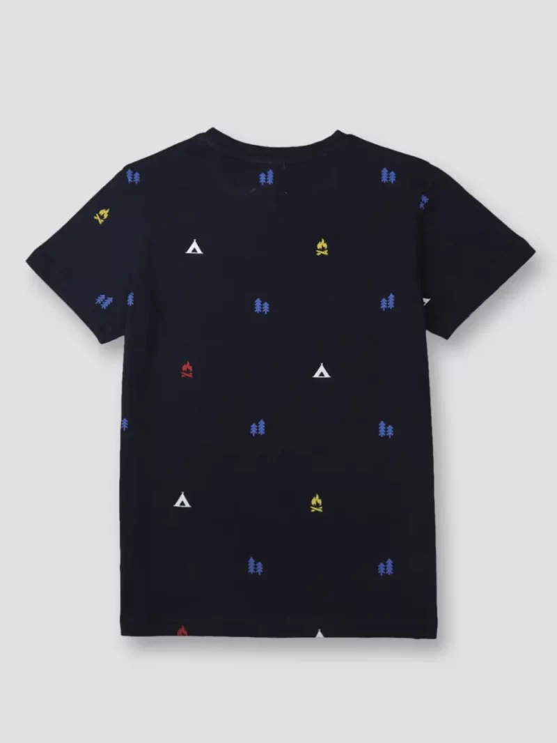 Boys Graphic Print Cotton Blend Regular T Shirt