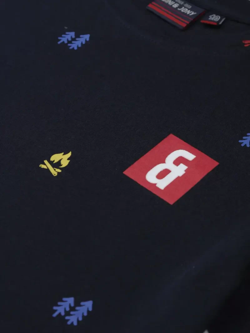 Boys Graphic Print Cotton Blend Regular T Shirt