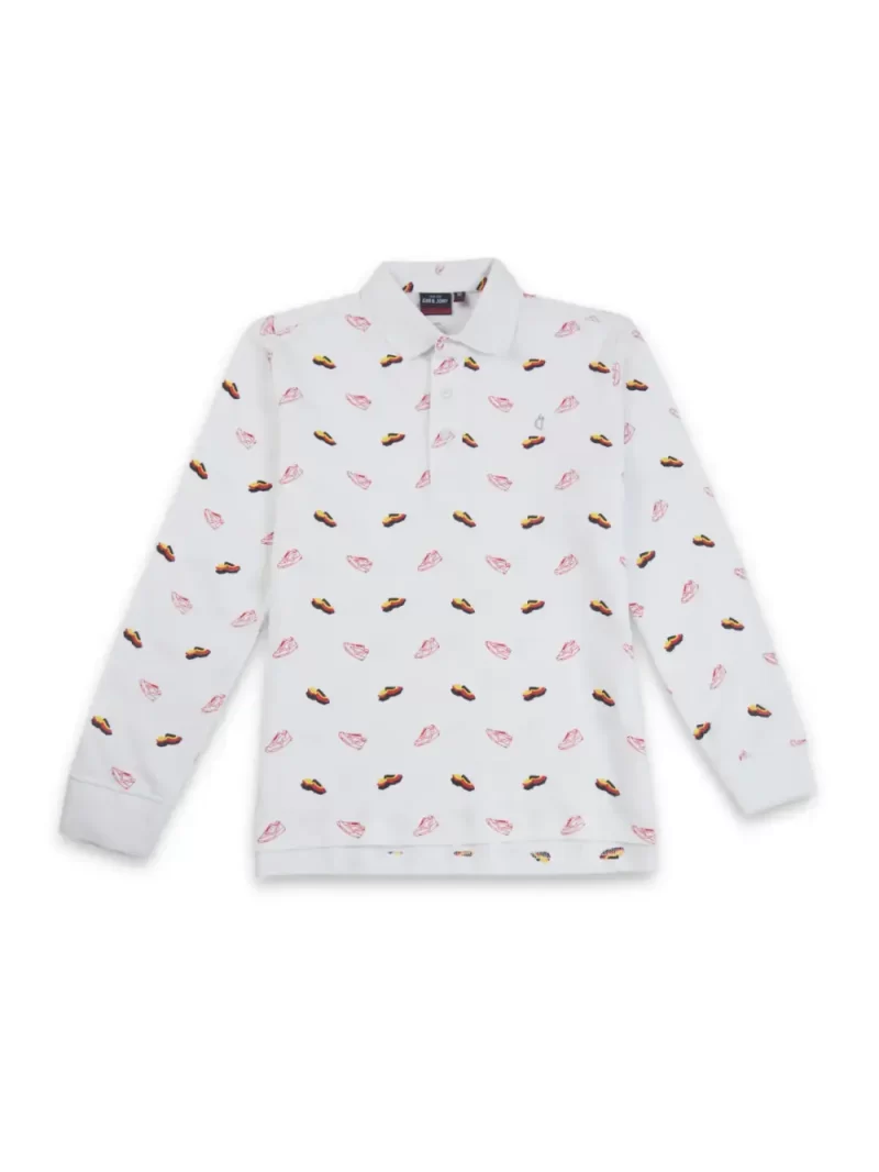 Gini & Jony Boys Cotton Full Sleeves T-Shirt