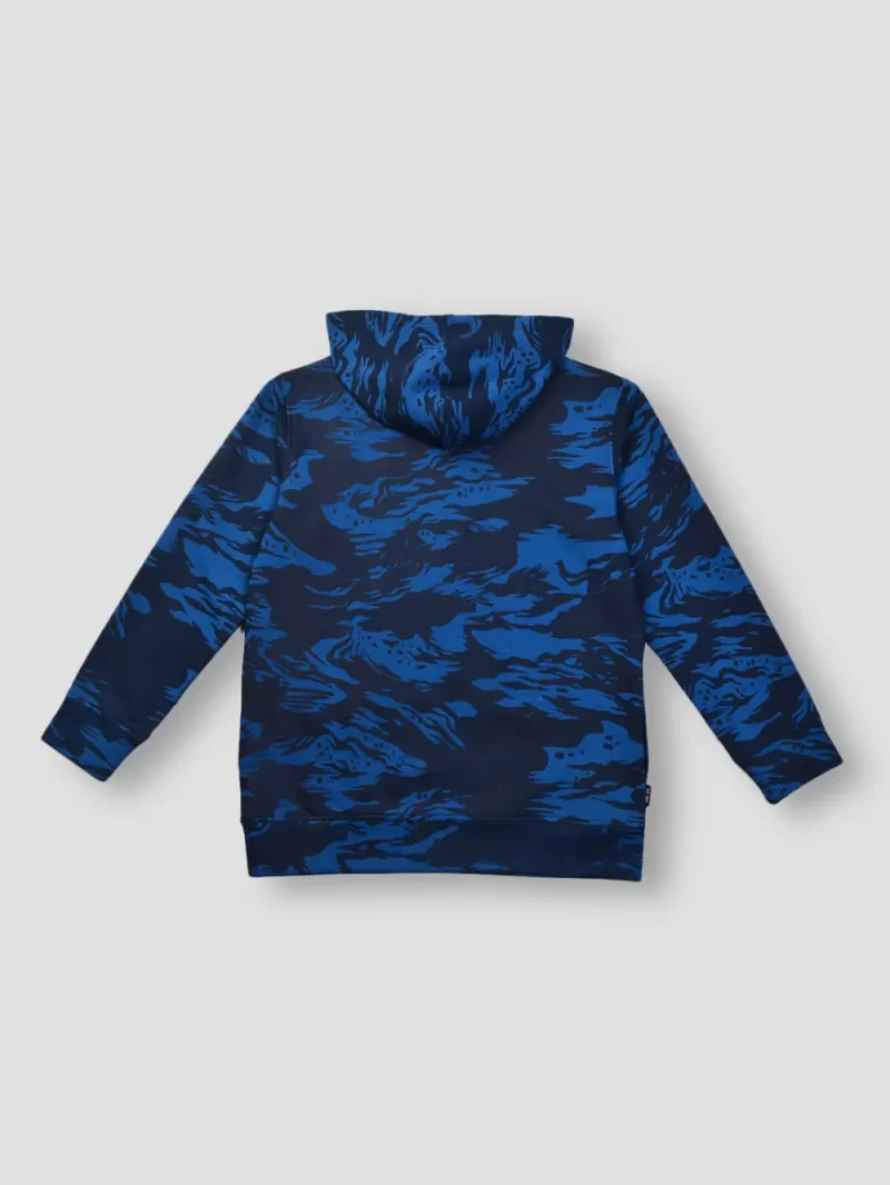 Boys Blue Cotton Printed Sweatshirt