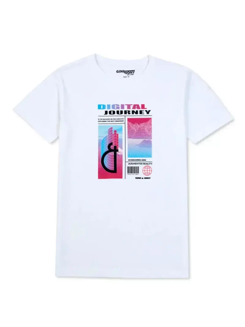 Gini & Jony Boys Printed Cotton T-Shirt Half Sleeves