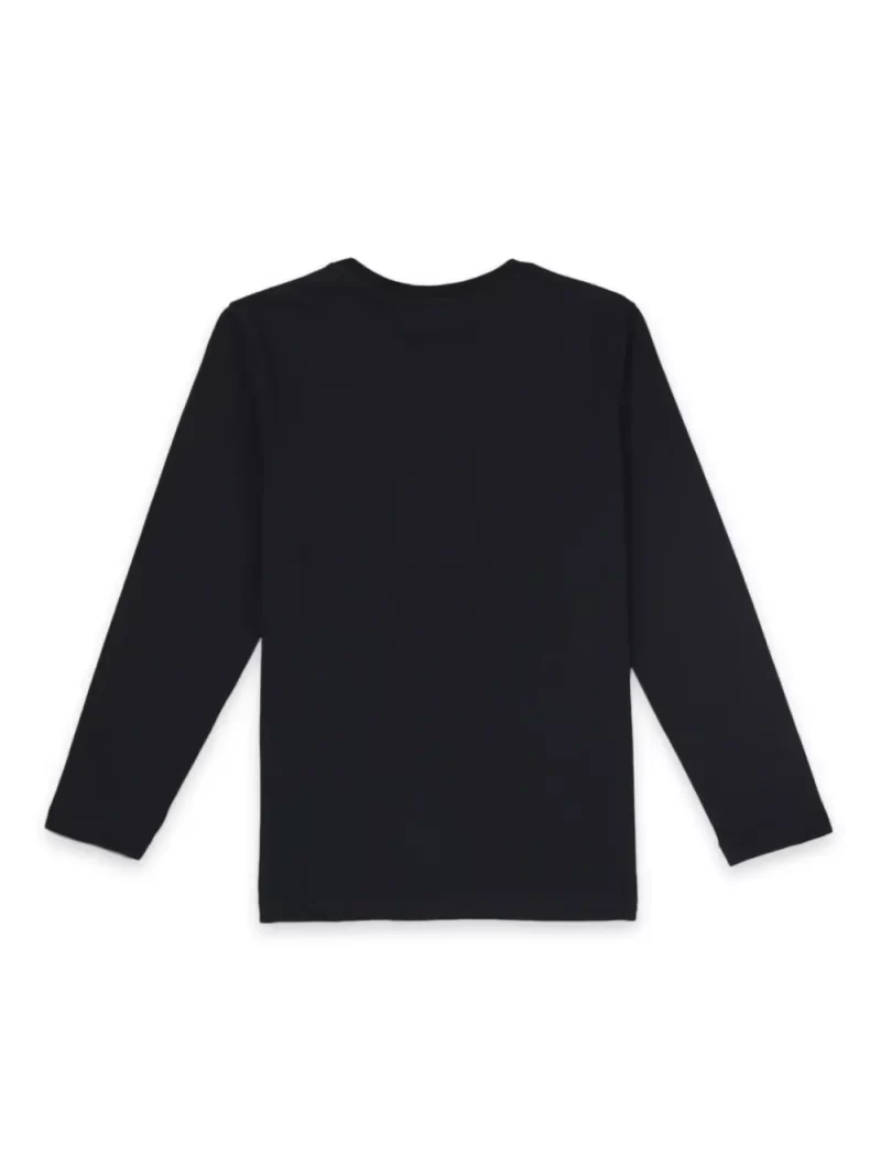 Gini And Jony Boys Navy Graphic Print Cotton T-Shirt Full Sleeves