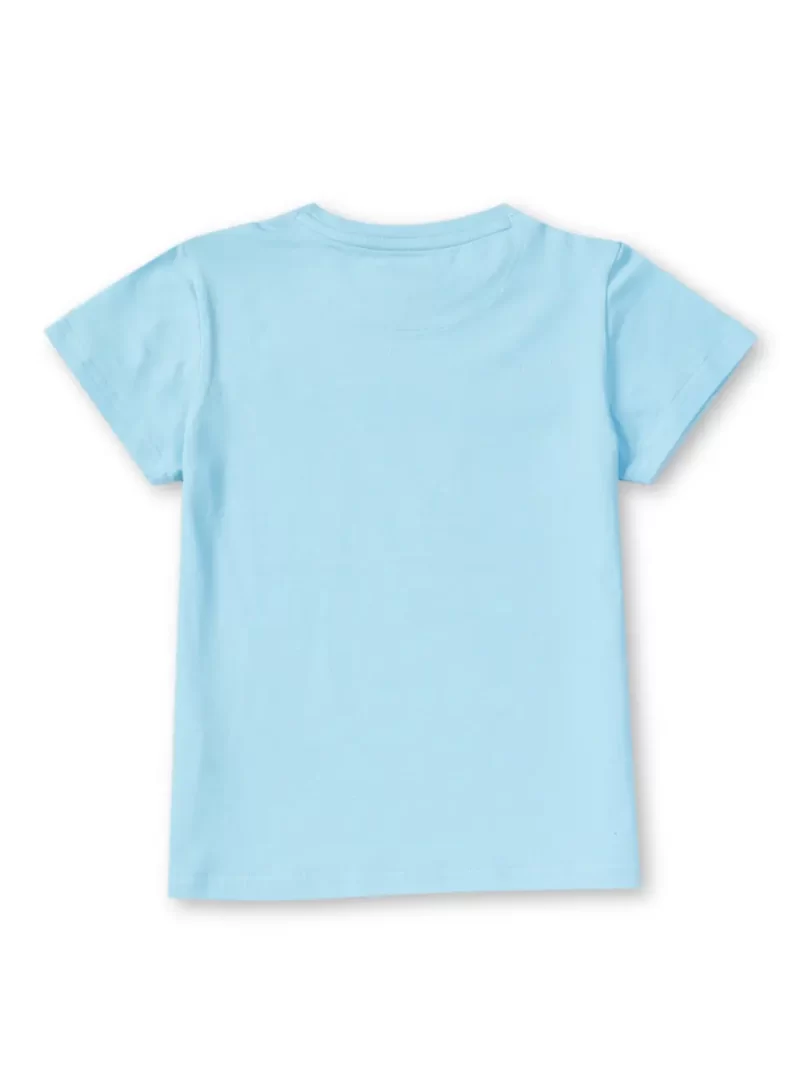 Gini & Jony Girls Pink Solid Cotton Half Sleeves Knits Top