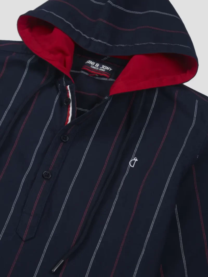 Gini & Jony Boy'S Striped Regular Fit Shirt