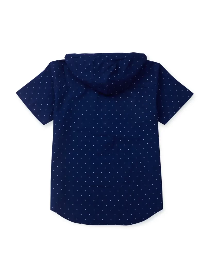 Gini And Jony Boys Blue Coversational Print Shirt Half Sleeves