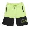 Gini & Jony Boys Yellow Solid Cotton Elasticated Bermuda