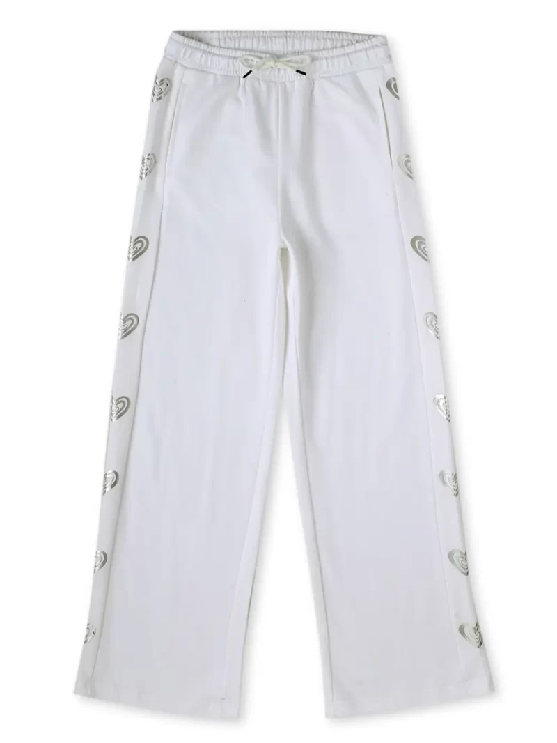Gini & Jony Girls Orange Camouflage Knits Elasticated Track Pant