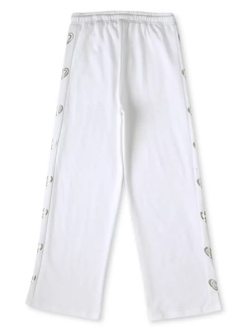 Gini & Jony Girls Orange Camouflage Knits Elasticated Track Pant