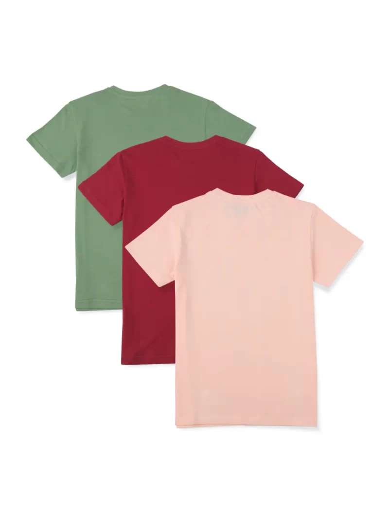Gini And Jony Boys Multi-Color Graphic Print Cotton T-Shirt Pack Of-3 Half Sleeves
