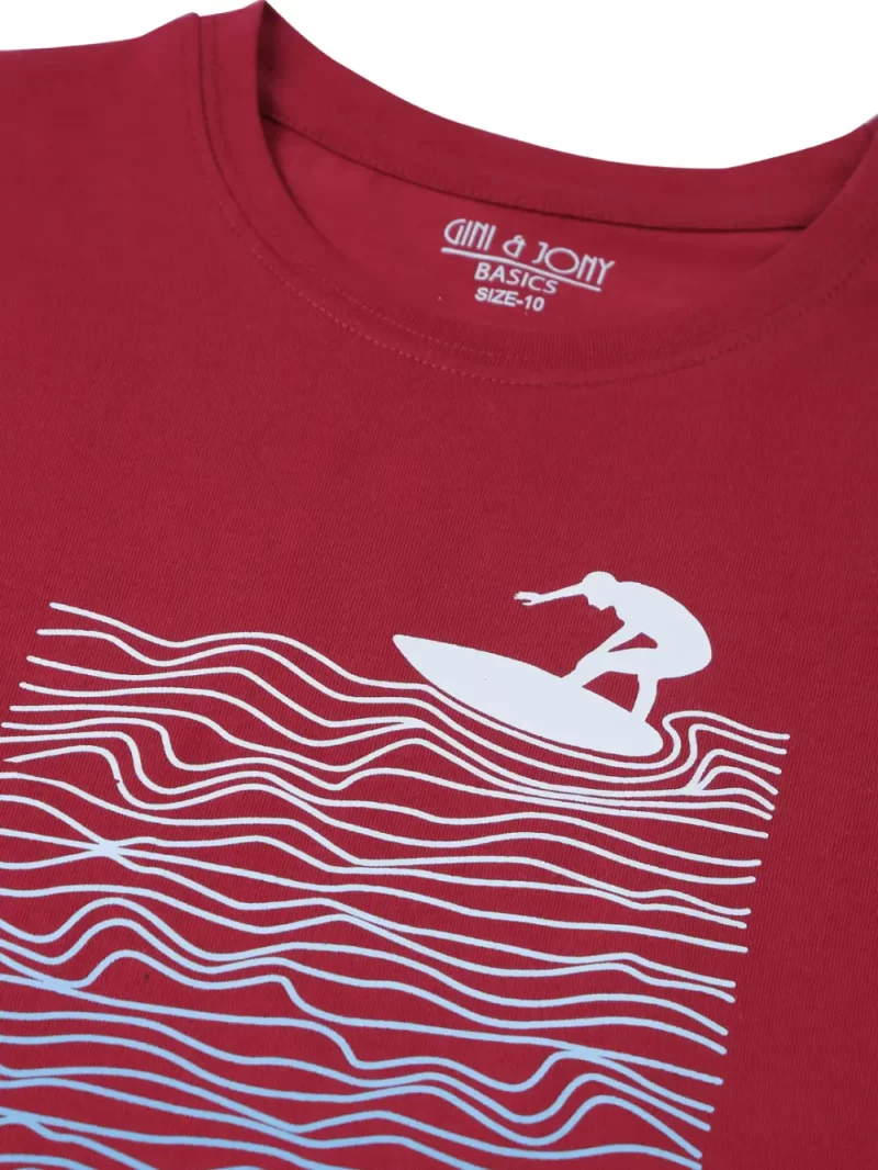 Gini And Jony Boys Multi-Color Graphic Print Cotton T-Shirt Pack Of-3 Half Sleeves