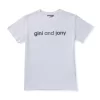 Gini And Jony Boys White Printed Cotton Half Sleeves T-Shirt