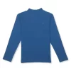 Gini And Jony Girls Blue Solid Cotton Skivvy Full Sleeves 15-16Y
