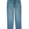 Gini & Jony Boys Blue Washed Denim Elasticated Jeans