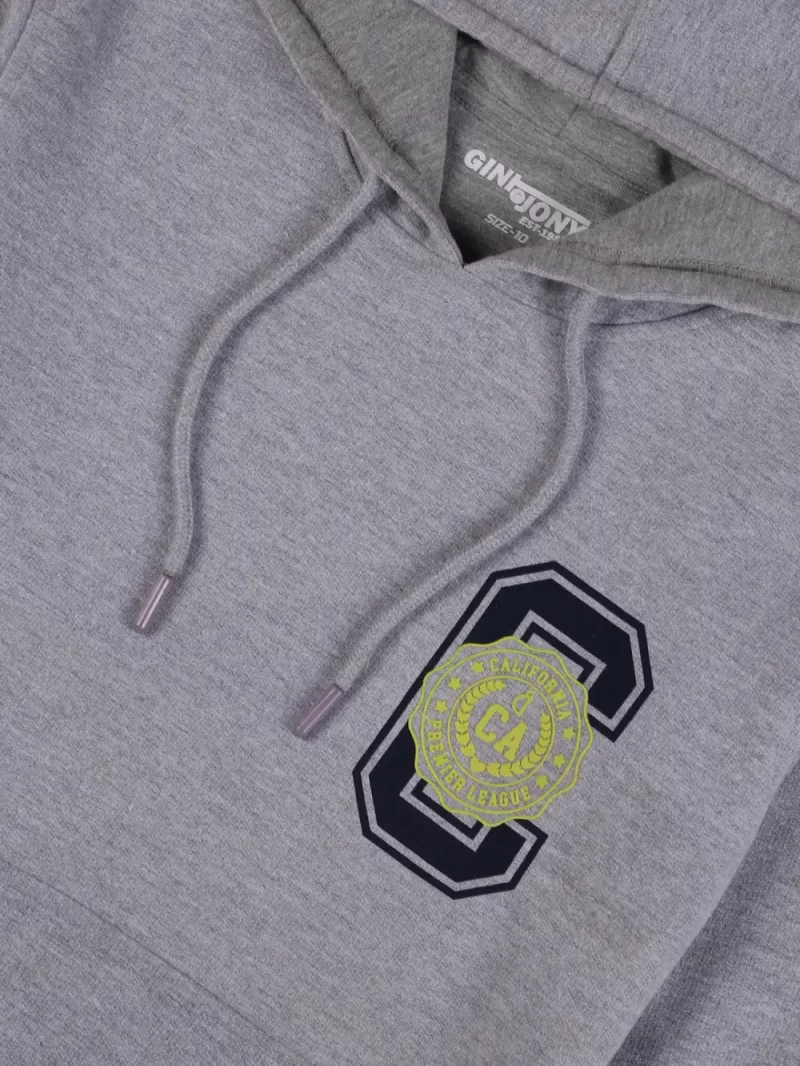 Gini And Jony Boys Grey Graphic Print Cotton Sweat Shirt Full Sleeves