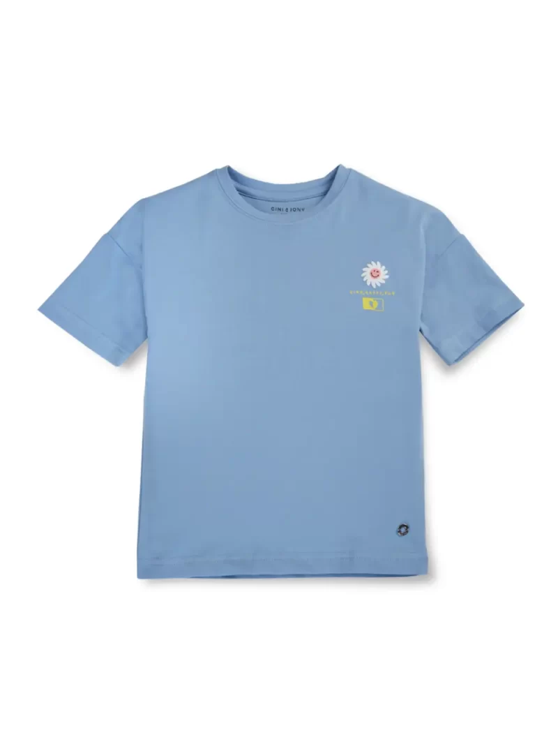Gini & Jony Girl'S Solid Regular Fit T-Shirt