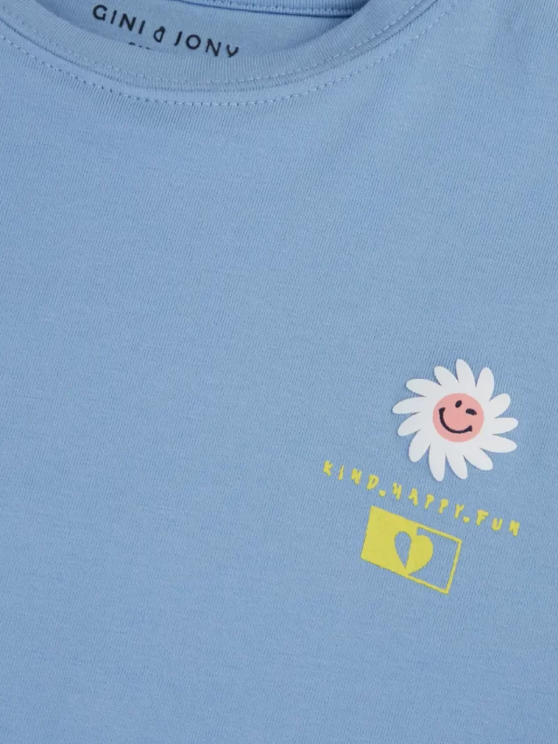 Gini & Jony Girl'S Solid Regular Fit T-Shirt