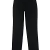 Gini And Jony Boys Black Solid Cotton Trouser Fixed Waist