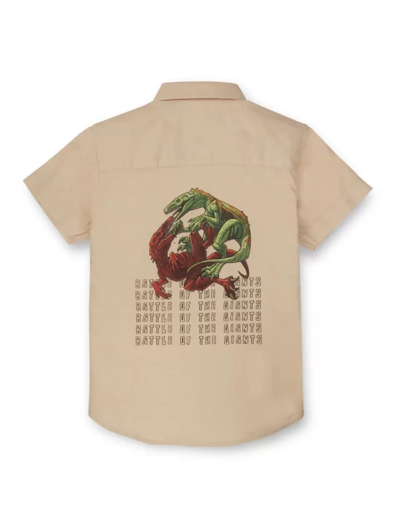 Gini And Jony Boys Solid Cotton Shirt