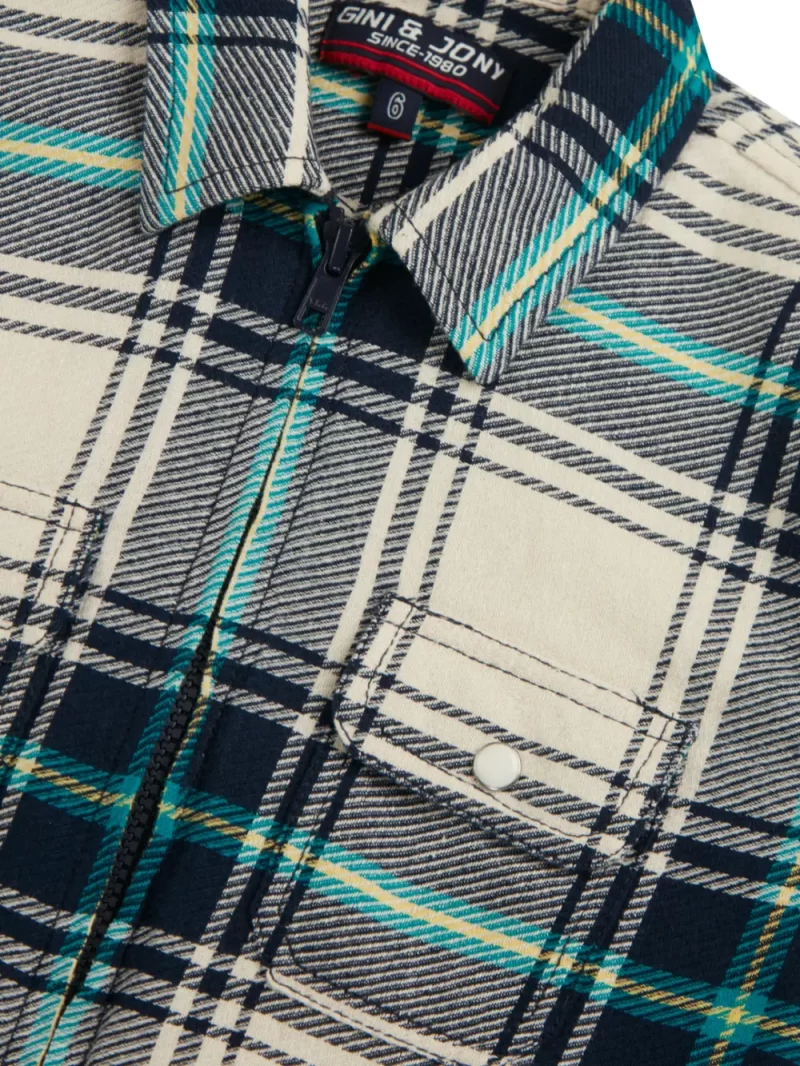 Gini And Jony Boys Solid Cotton Shirt