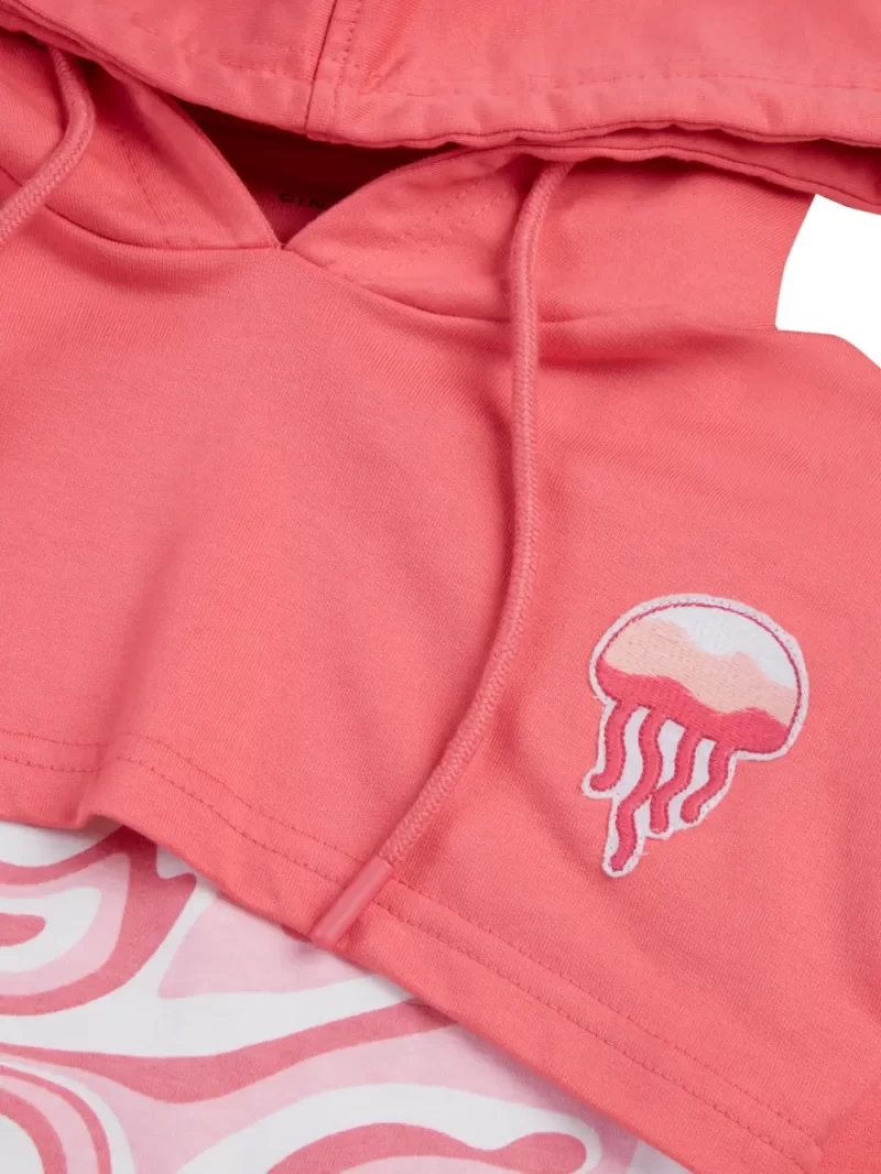 Baby Girls Casual Polyester Blend Blouson Top