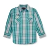 Gini And Jony Boys Solid Cotton Shirt