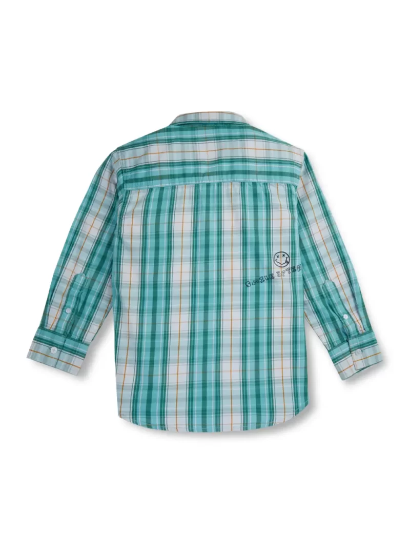Gini And Jony Boys Solid Cotton Shirt