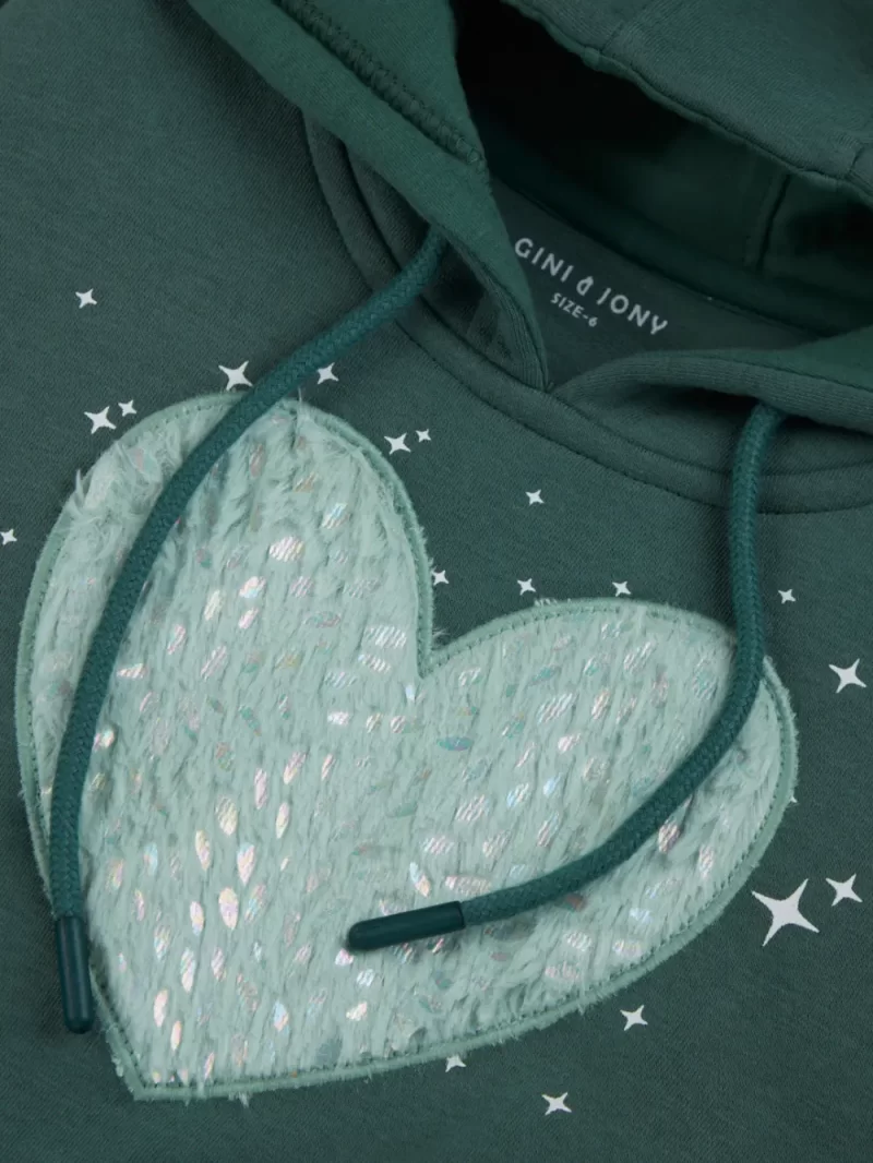 Boys Blue Cotton Printed Sweatshirt